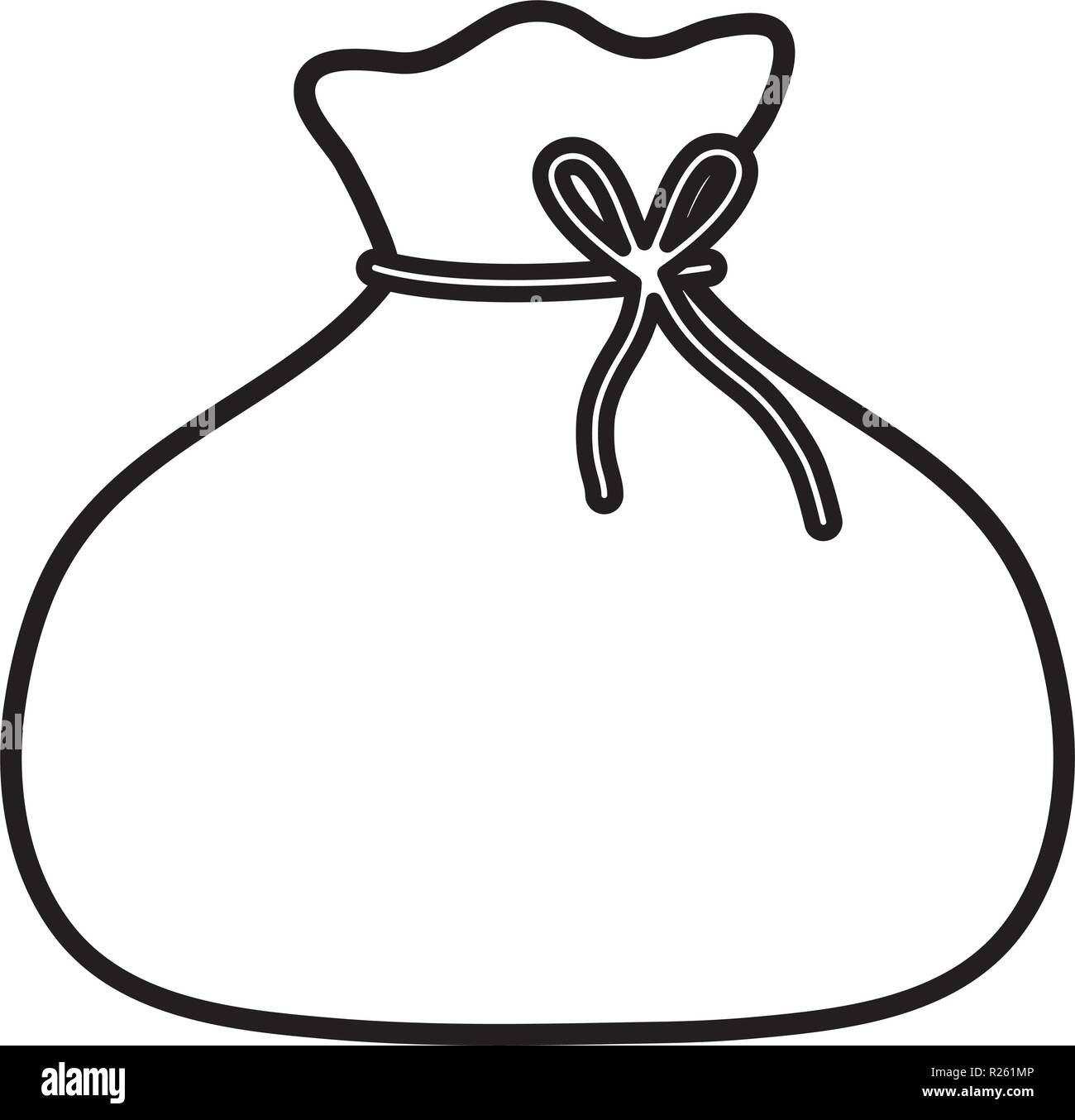 bag icon over white background, vector illustration Stock Vector Image ...