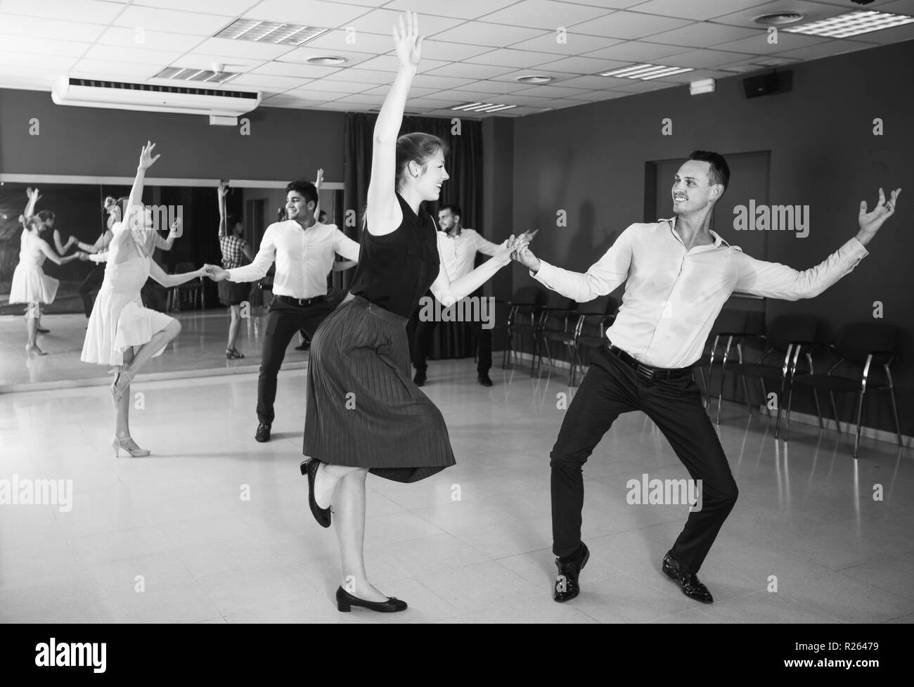 Boogie woogie dance Black and White Stock Photos & Images Alamy