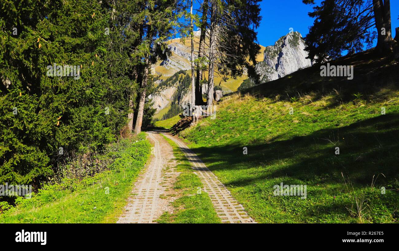 holiday in switzerland Stock Photo