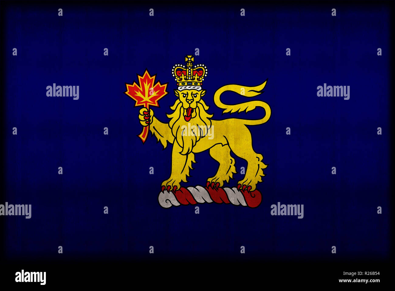 Of Canada rusty flag illustration. Usable for