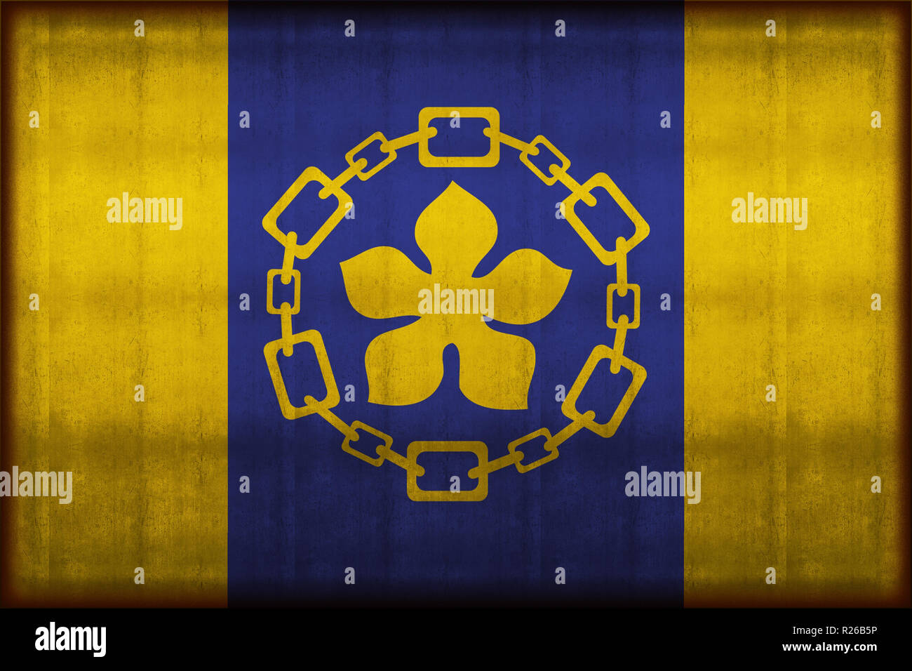 Hamilton rusty flag illustration. Usable for background and texture ...