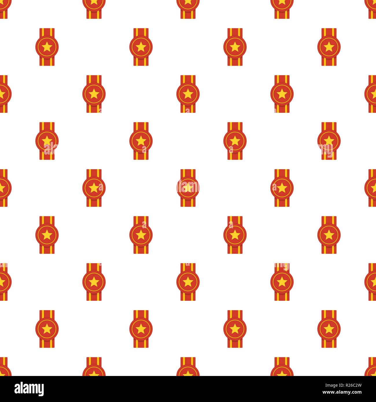 Award ribbon pattern seamless in flat style for any design Stock Vector ...