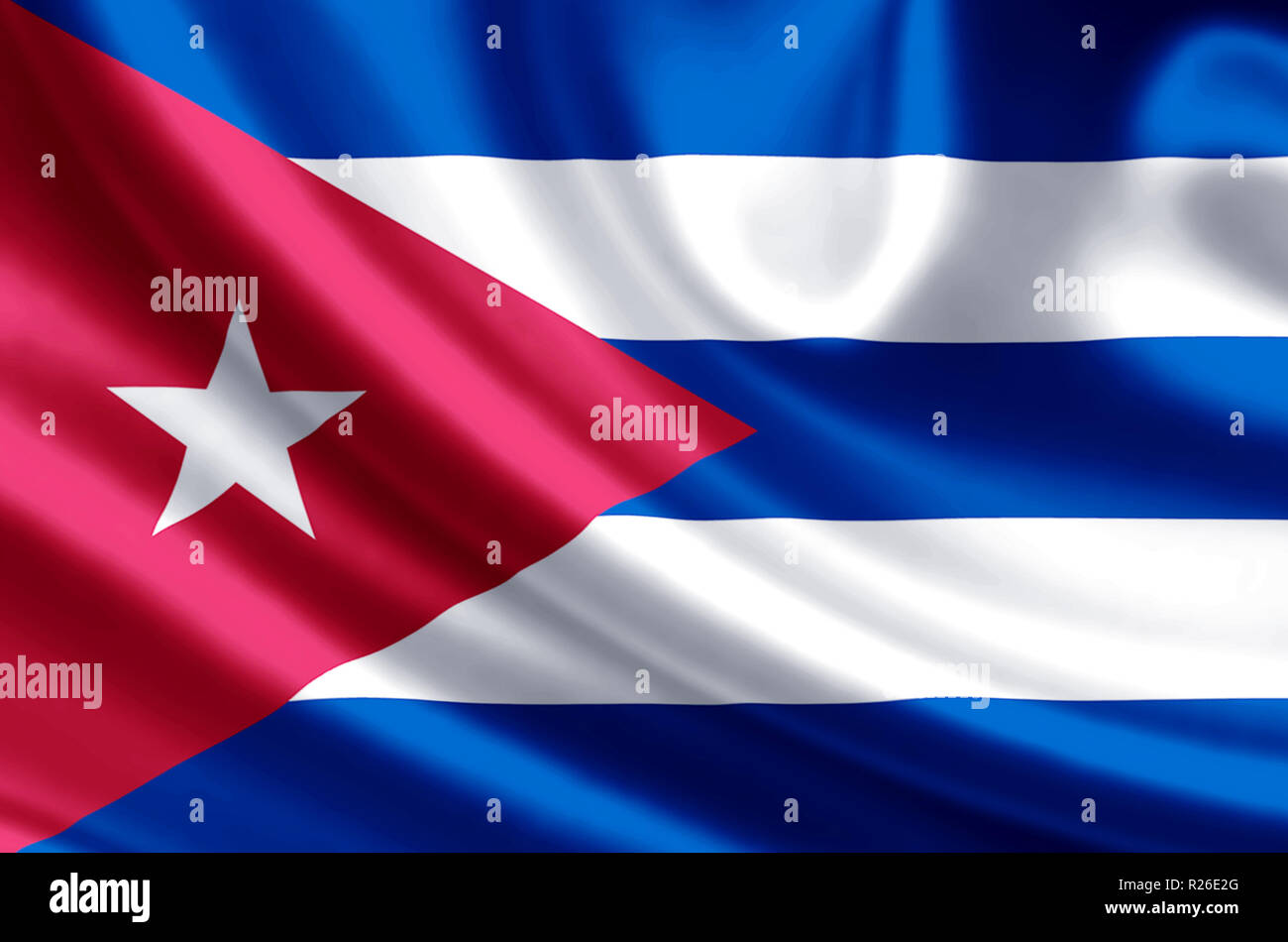 Cuban Texture Cuba waving and closeup flag illustration. Perfect for background or ...