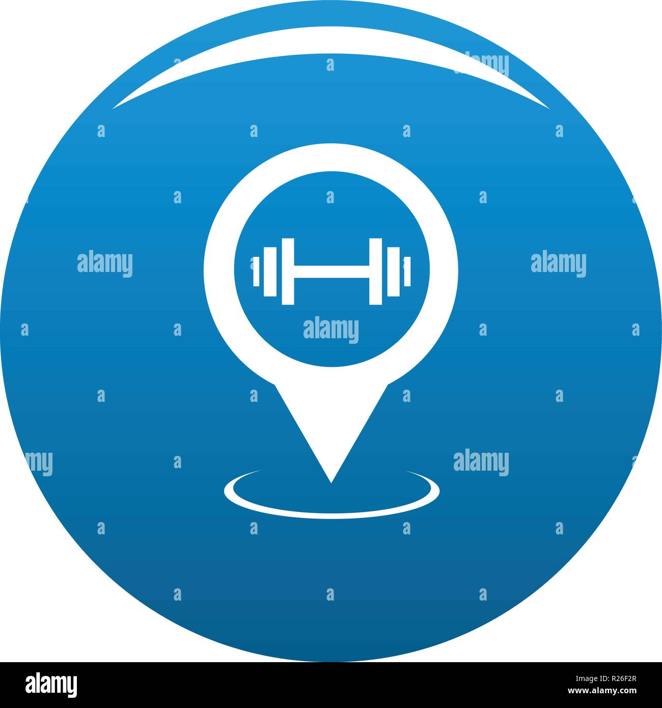 Fitness gps map pin pointer Gym logo design template, design for