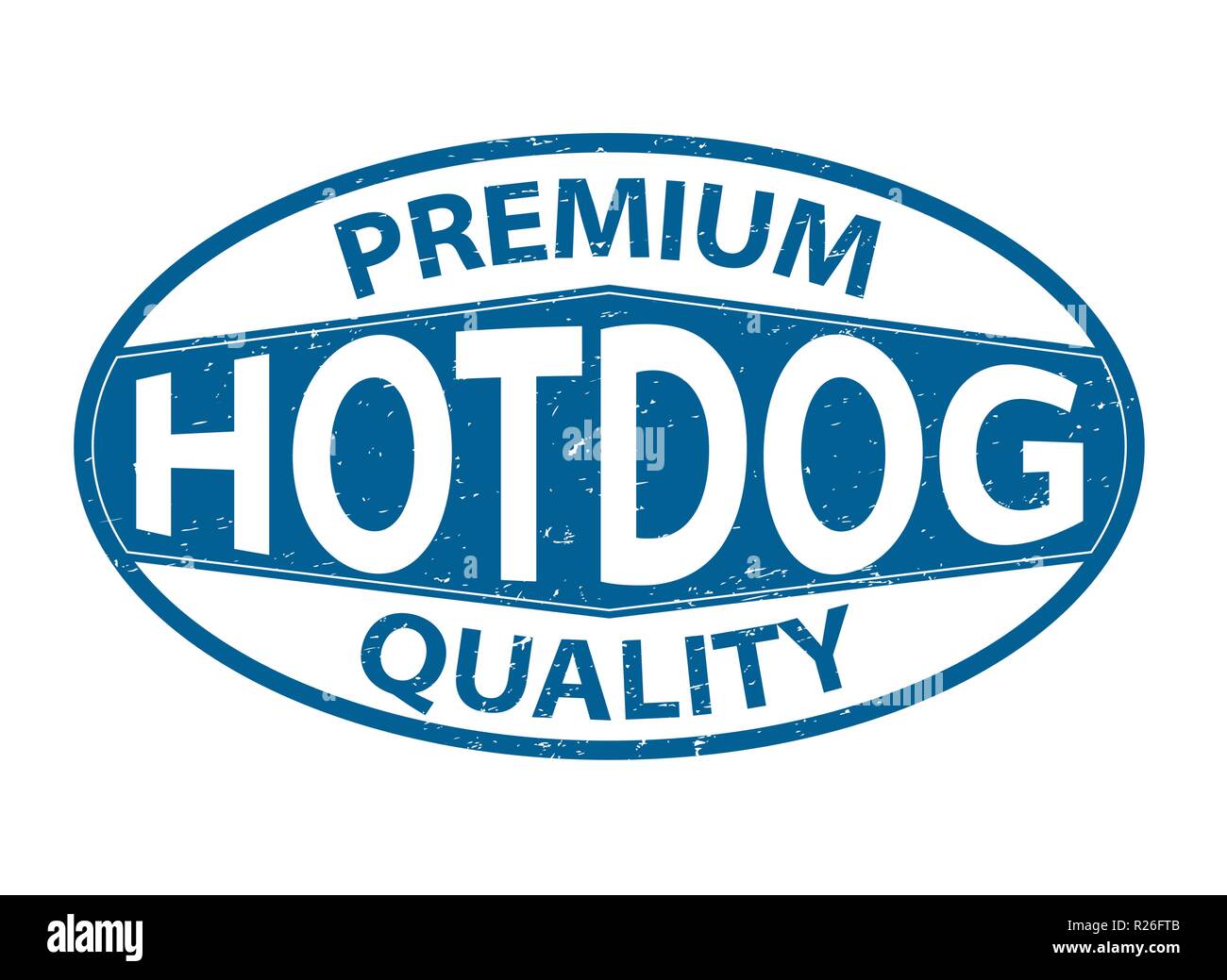 dirty oval rubber stamp on white background Stock Vector