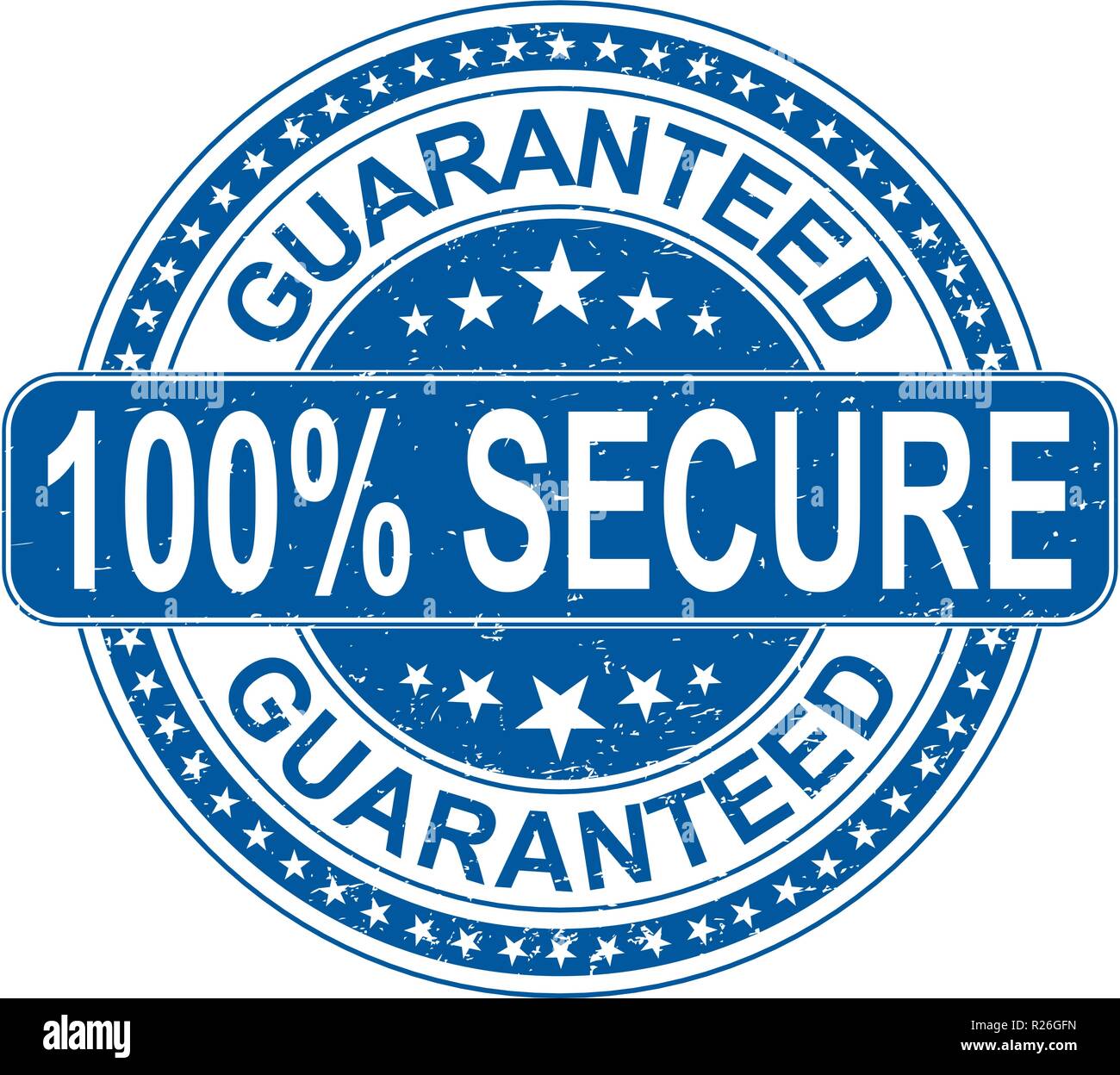 old grungy rubber stamp on white background Stock Vector Image & Art ...