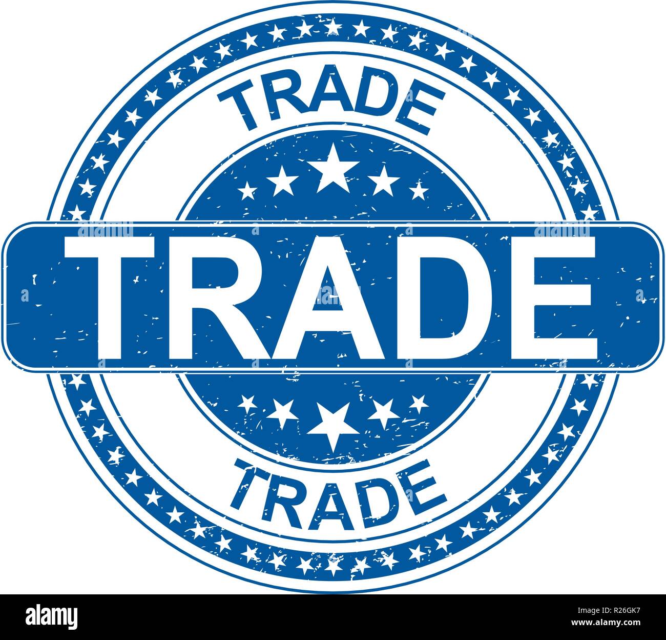old grungy rubber stamp on white background Stock Vector Image & Art ...