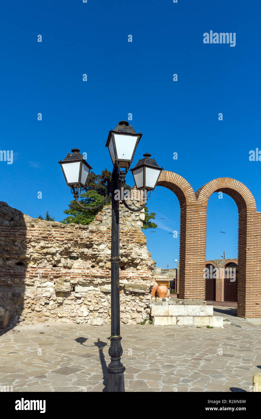 NESSEBAR, BULGARIA - AUGUST 12, 2018: Ruins of Ancient Theatre in old ...