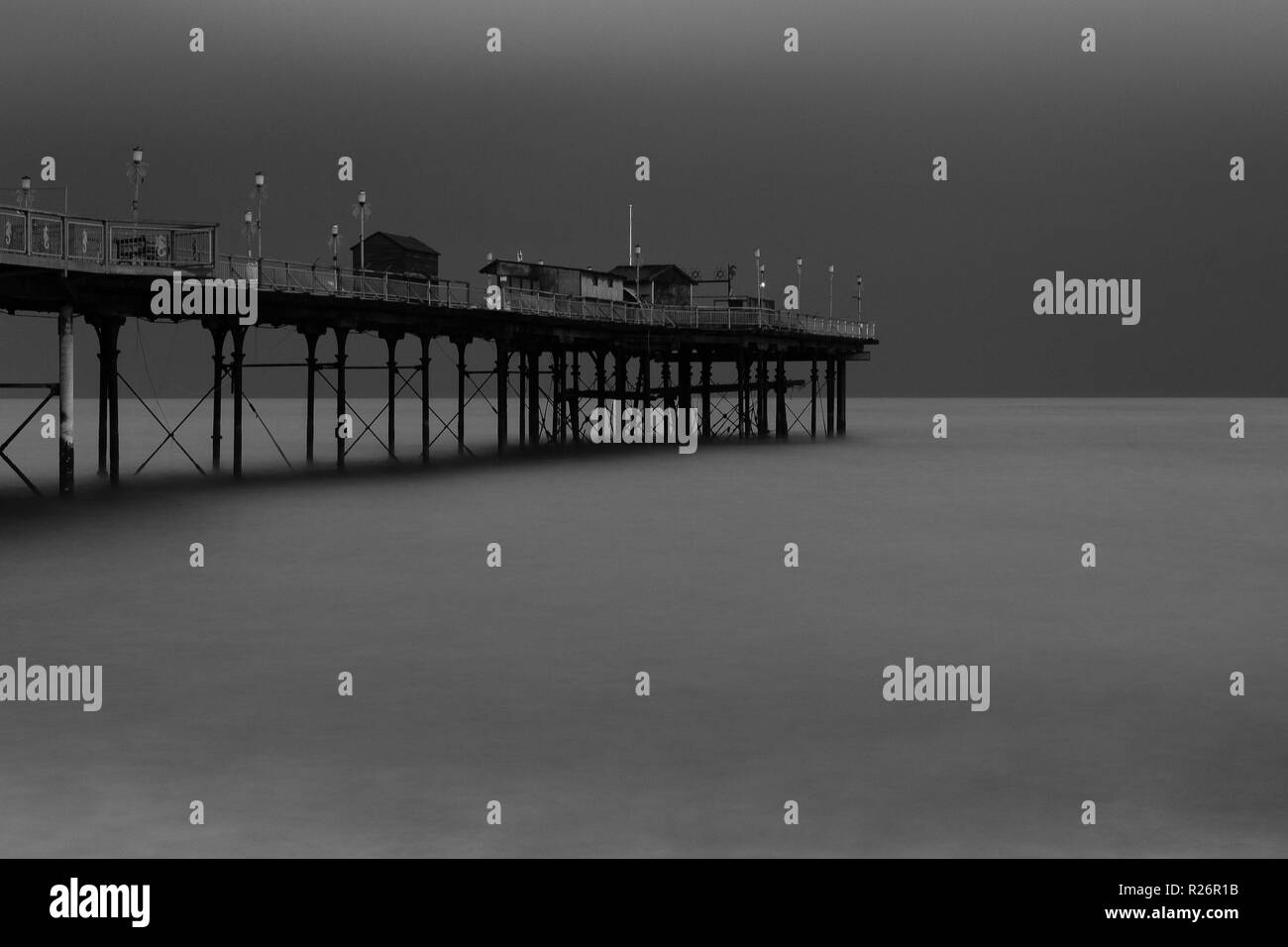 Teignmouth Victorian Grand Pier Stock Photo