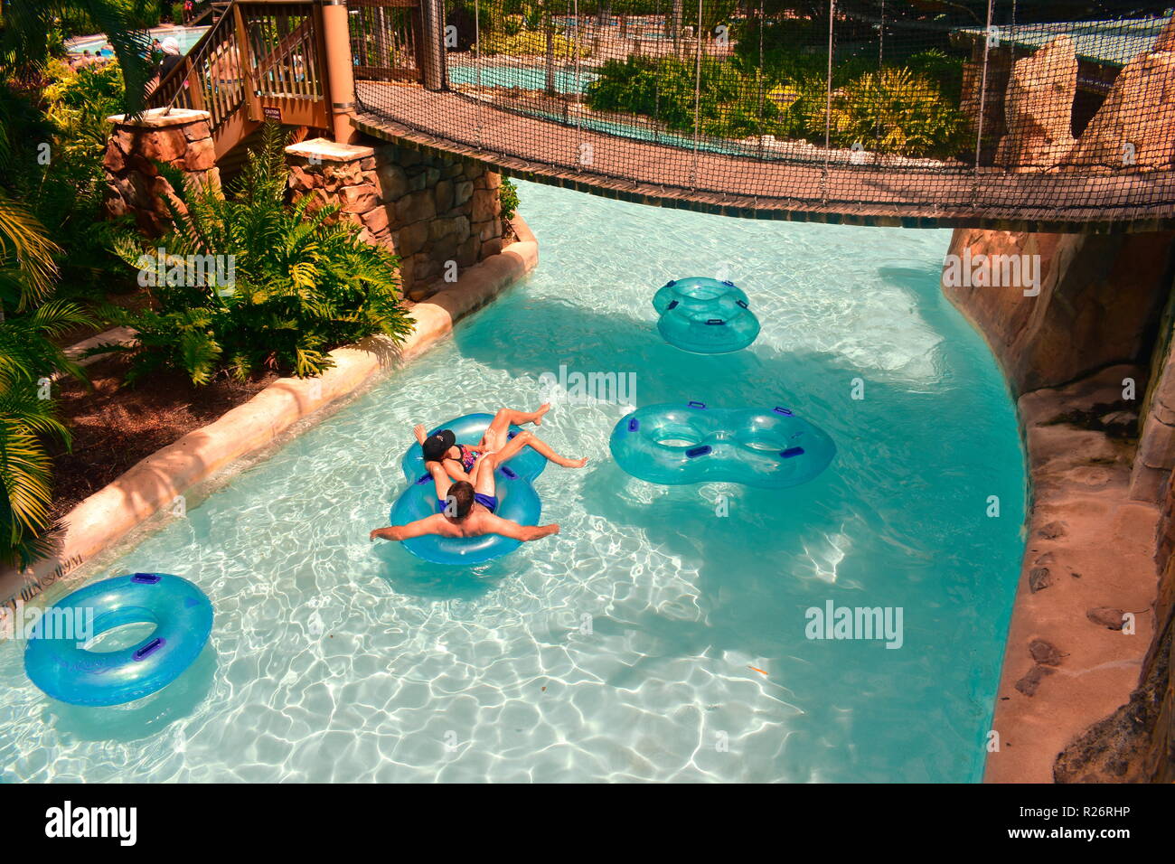 Orlando Florida October 26 18 Couple Enjoying Beautiful Sunny Day On Lazy River At Aquatica Water Park In International Drive Area Stock Photo Alamy Orlando Florida October 26 18 Couple Enjoying Beautiful Sunny Day On Lazy River At Aquatica Water Park In International Drive Area Stock Photo Alamy