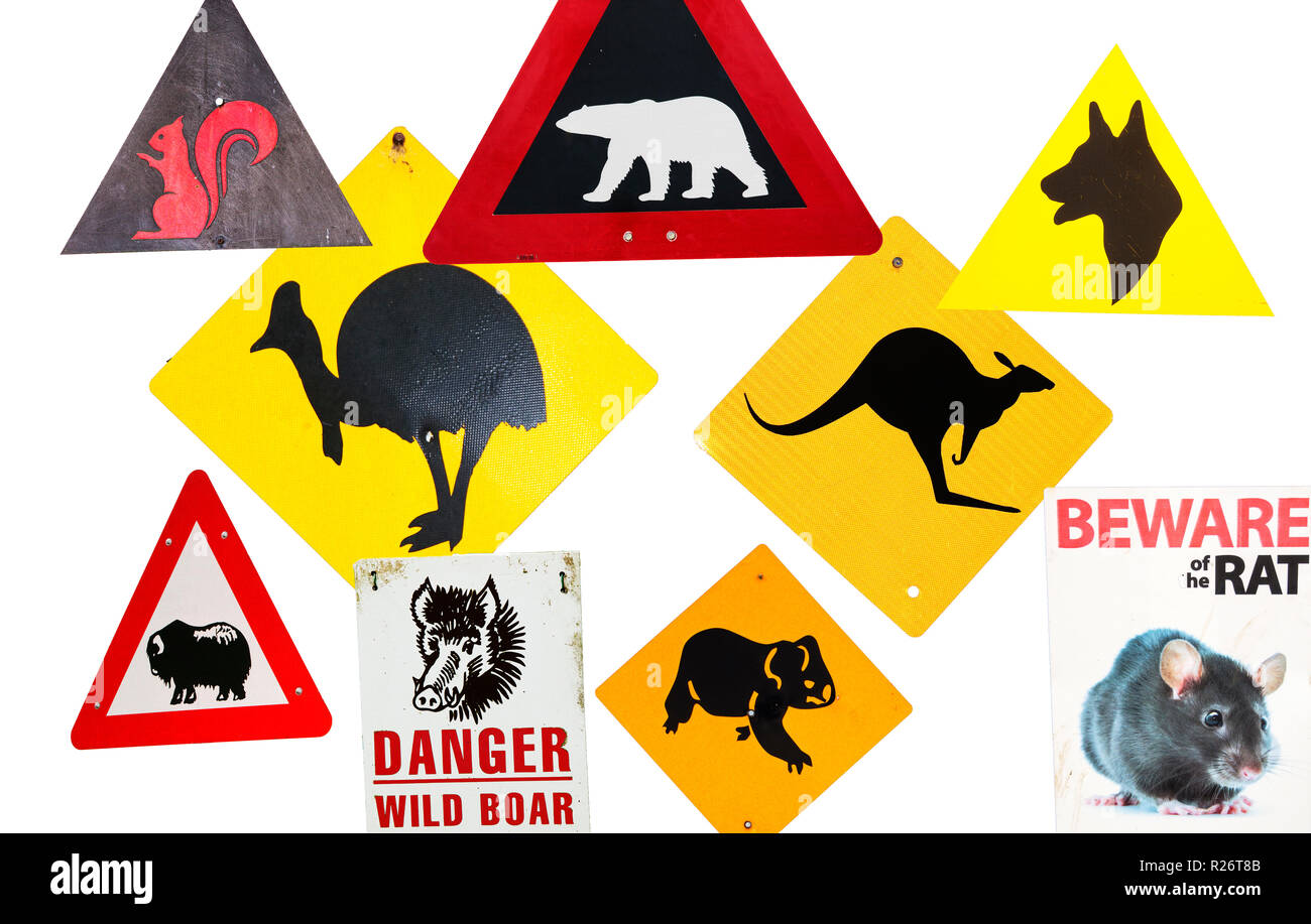 Animal signs hires stock photography and images Alamy