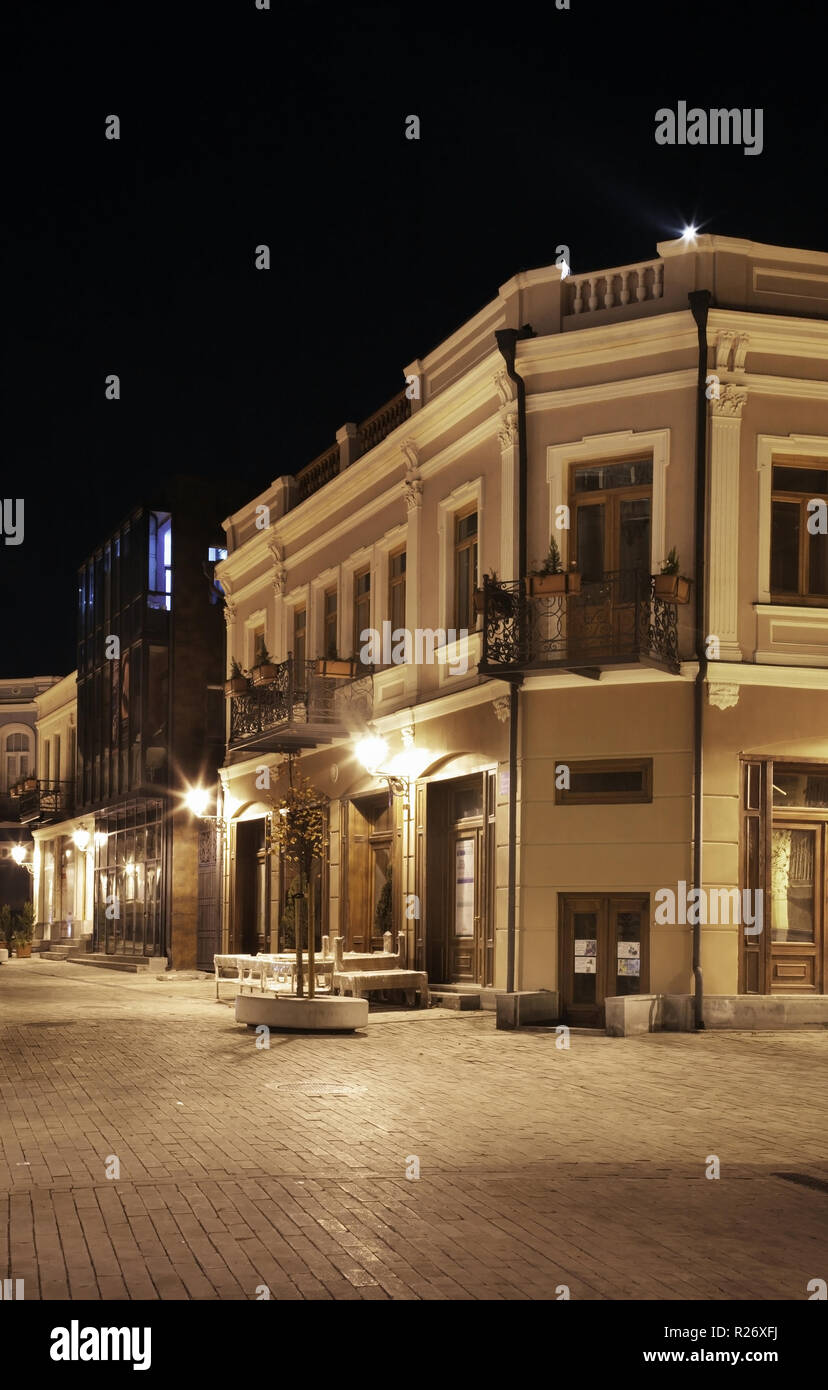 David Agmashenebeli Avenue in Tbilisi. Georgia Stock Photo - Alamy