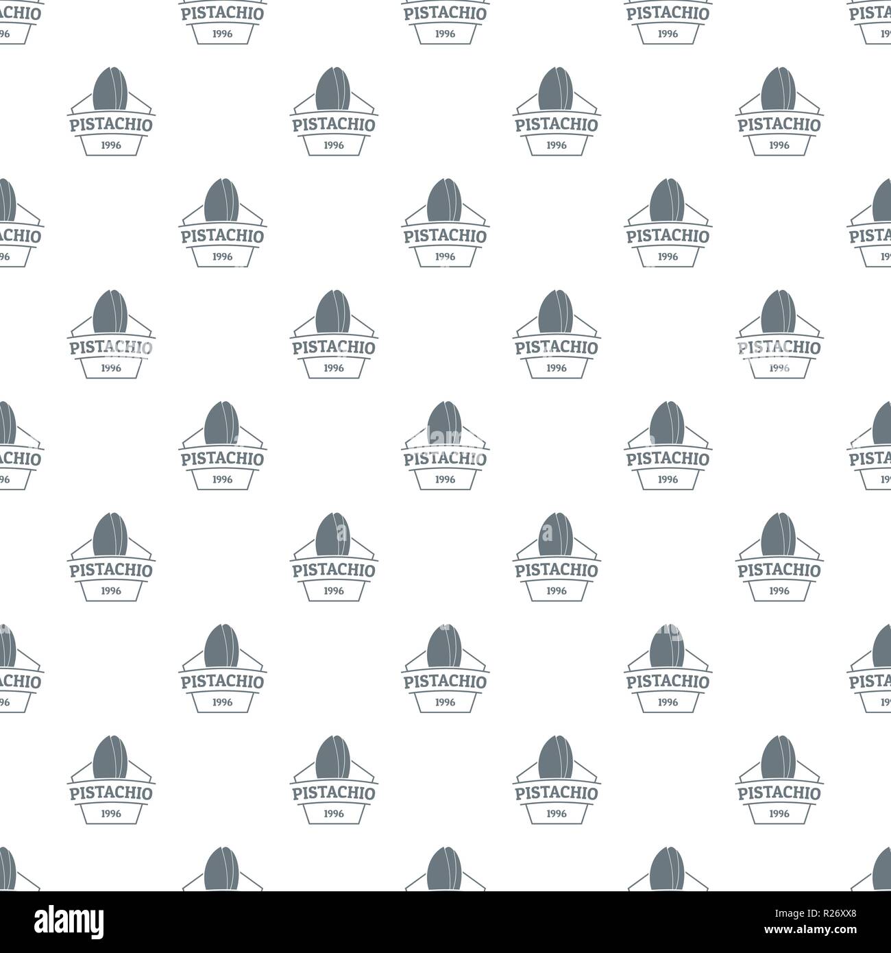 Pistachio pattern vector seamless Stock Vector