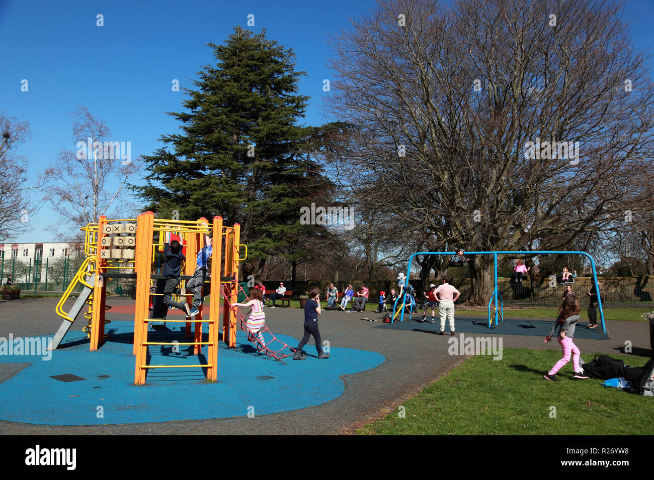 A children’s playground Stock Photo