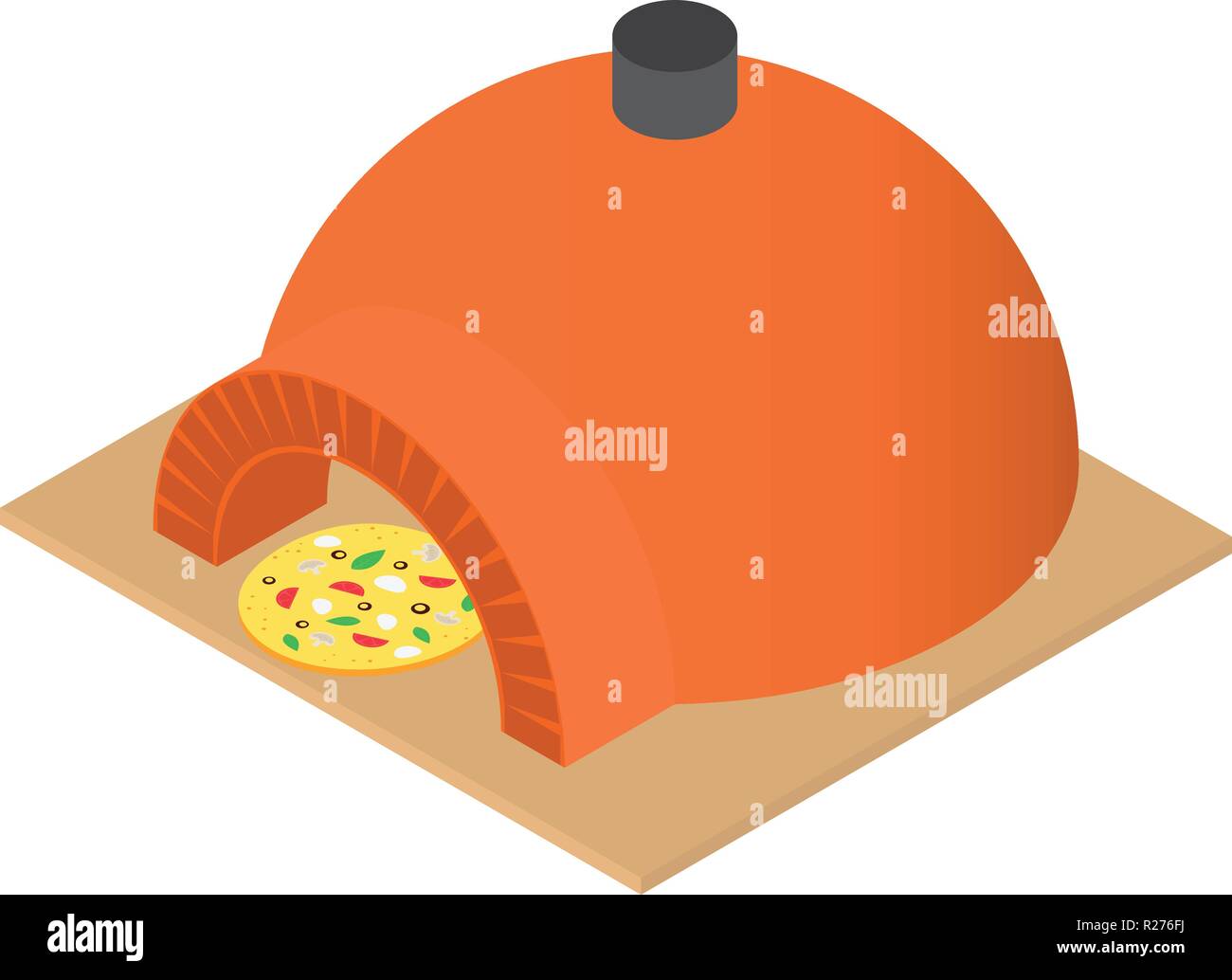 Bread maker icon. Isometric illustration of bread maker vector icon for web Stock Vector
