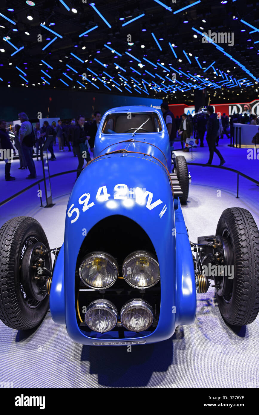 Renault Nervasport 1934, 3 world speed records, Mondial Paris Motor Show, Paris, France, Europe Stock Photo