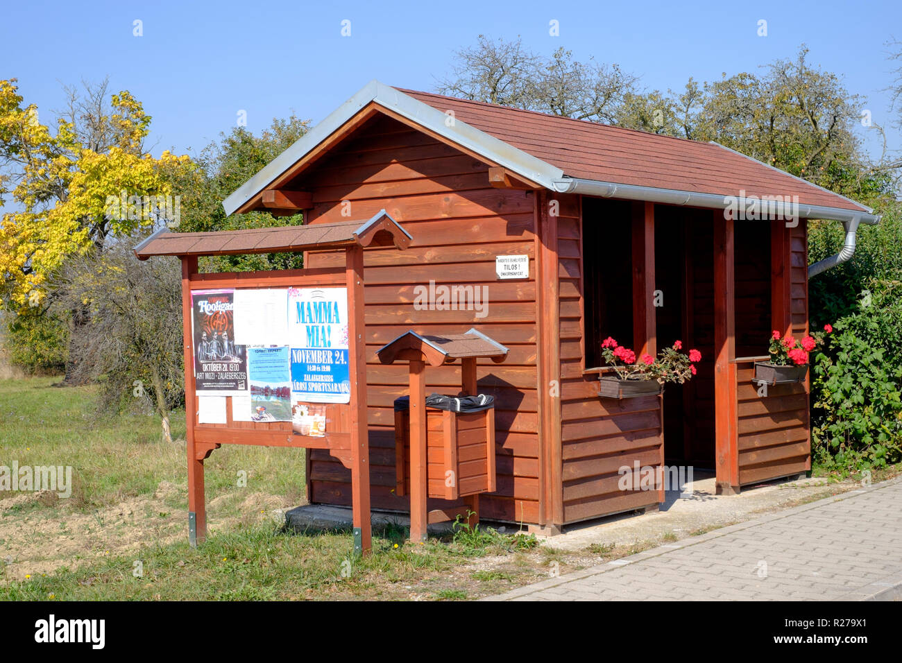 Decorated bus shelter hi-res stock photography and images - Alamy
