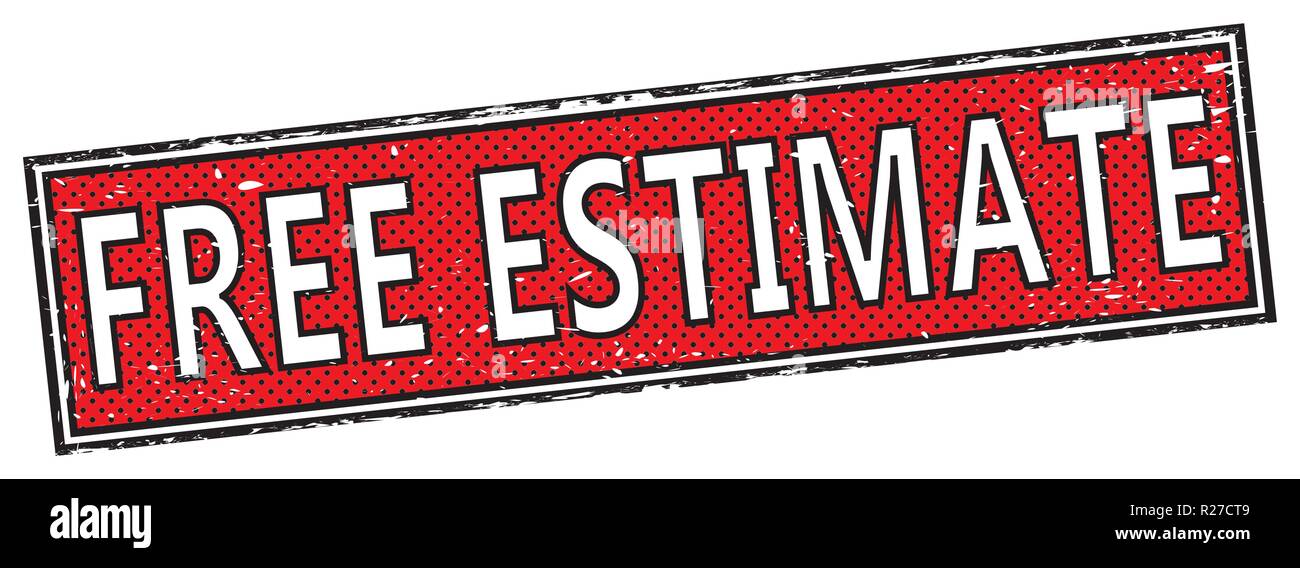 red square grunge web banner Stock Vector