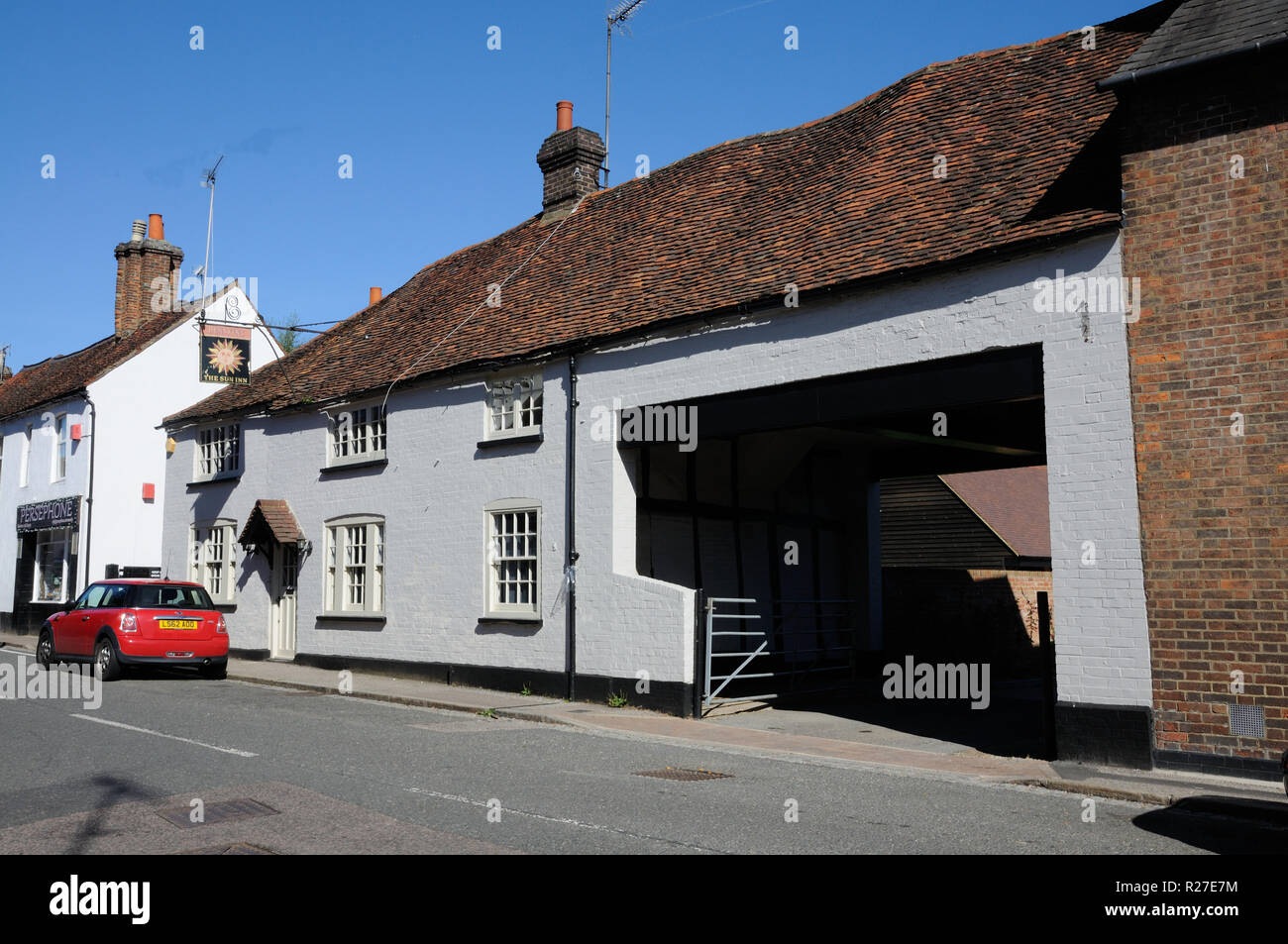 The Sun Inn, Markyate, Hertfordshire, stands on the opposite side of
