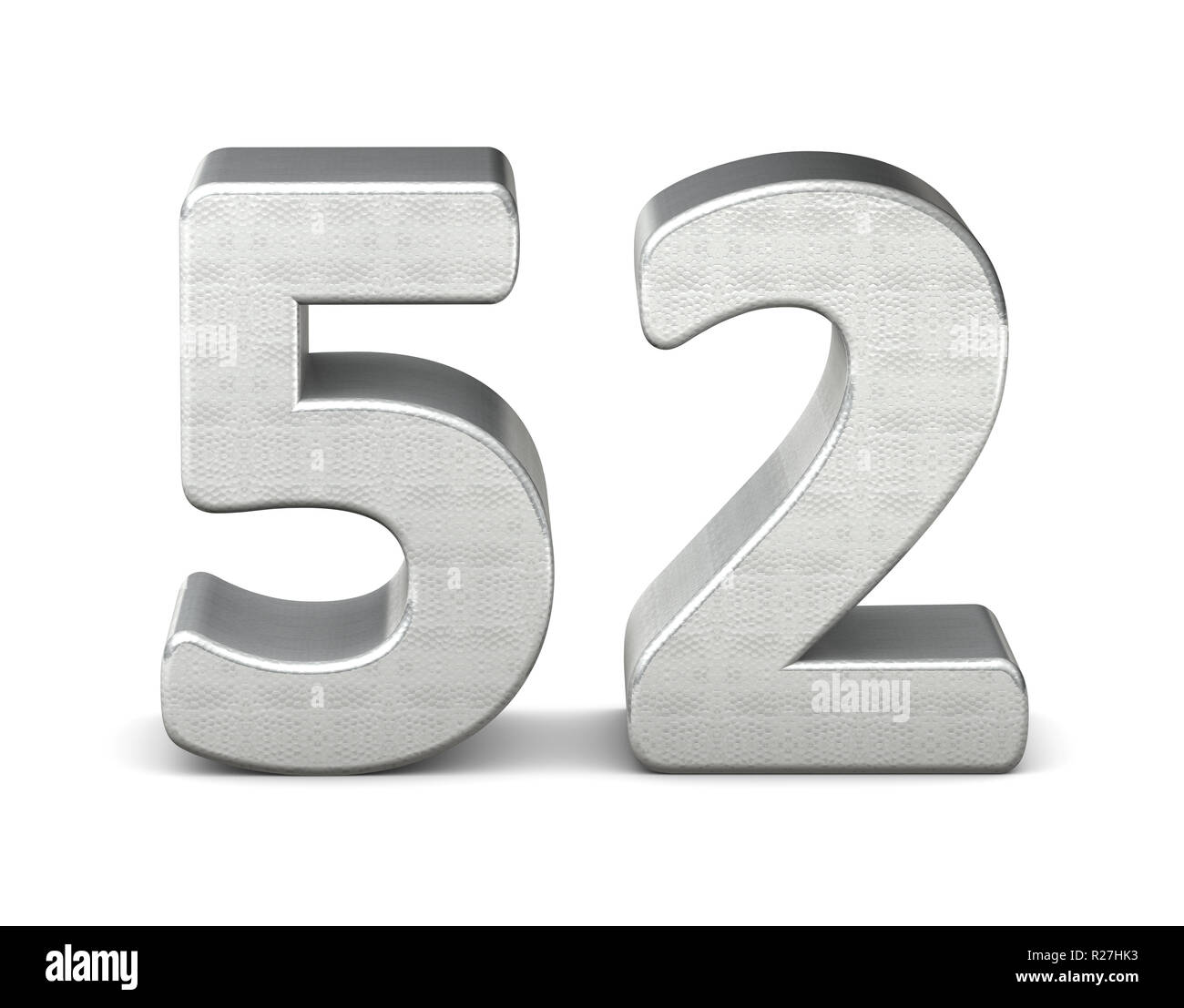 52 number Cut Out Stock Images & Pictures - Alamy