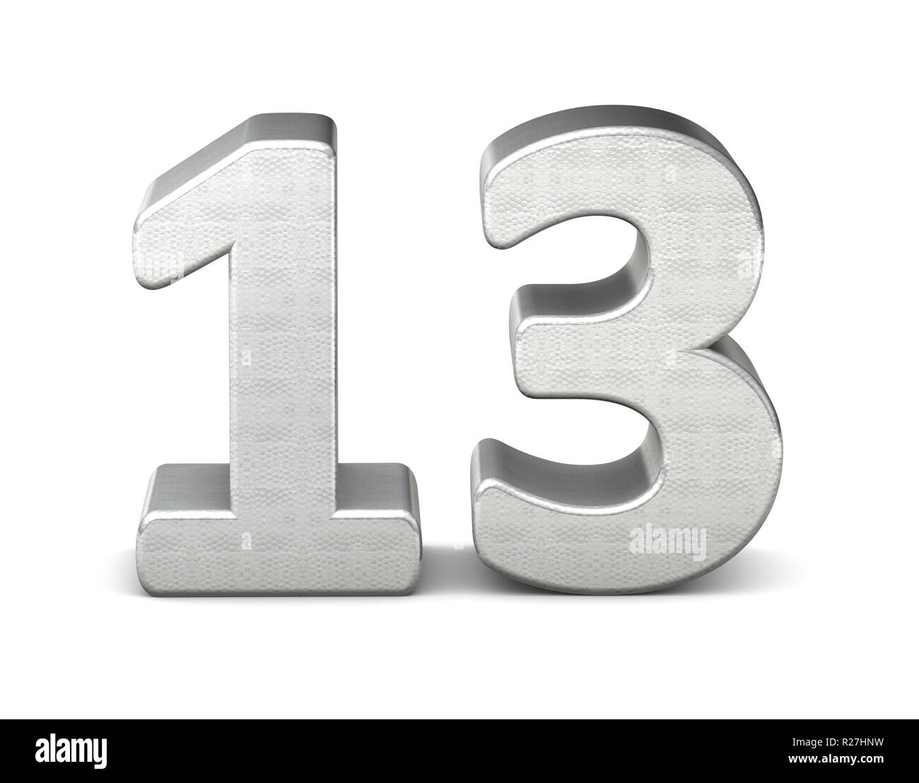 13 number Cut Out Stock Images Pictures Alamy