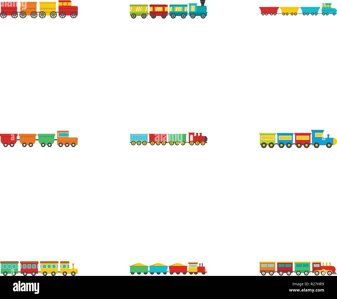 Child engine icons set. flat set of 9 child engine vector icons for web ...