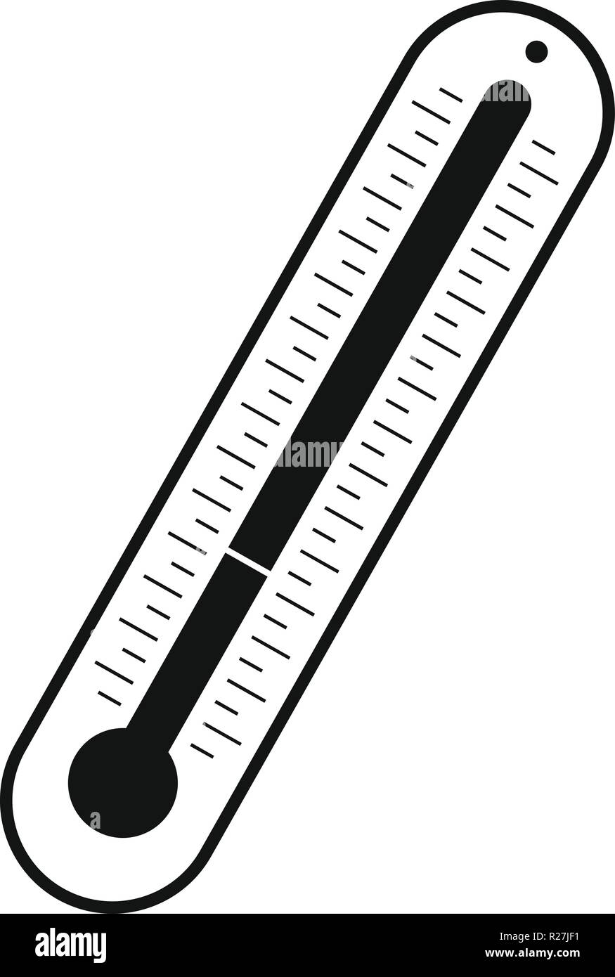Laboratory thermometer icon. Simple illustration of laboratory thermometer  vector icon for web Stock Vector Image & Art - Alamy