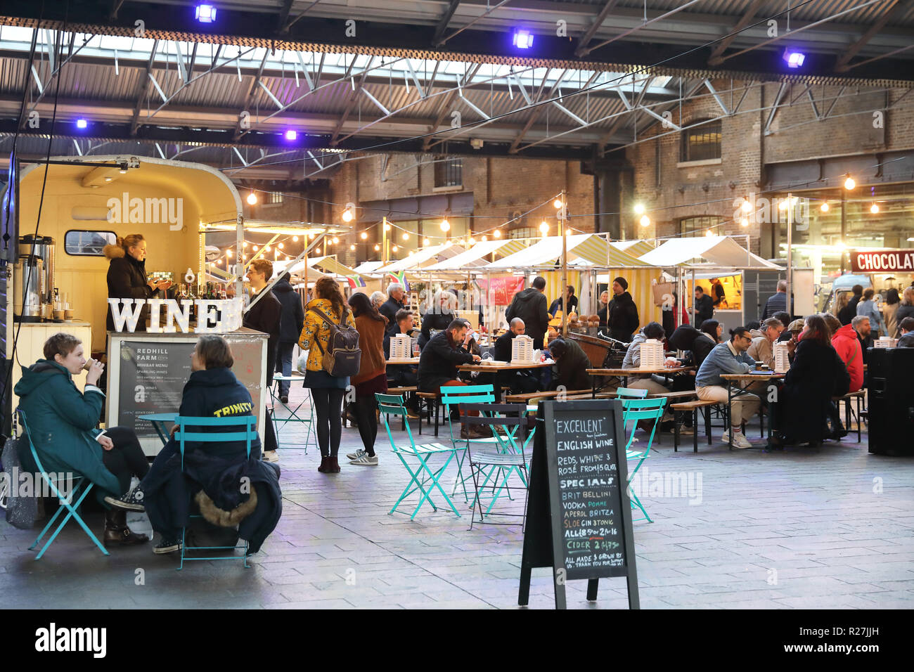 Canopy market kings cross christmas hires stock photography and images Alamy