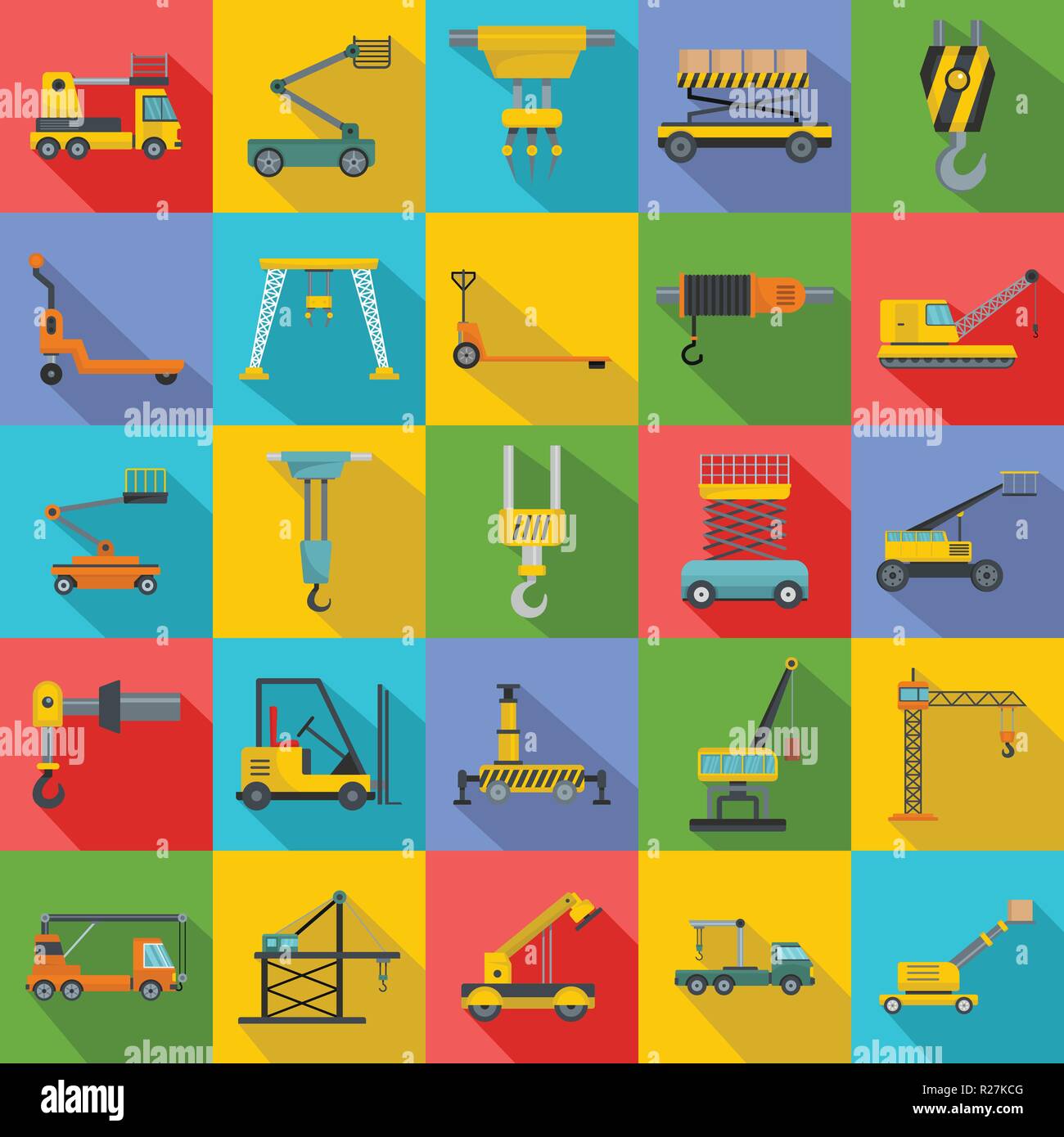 Forklift machine lifting icon hires stock photography and images Alamy