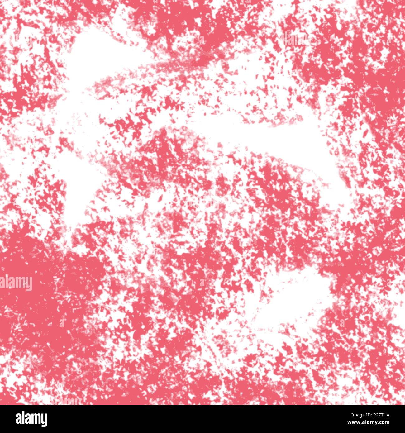 red pastel crayon brush stroke background pattern, vector illustration Stock Vector