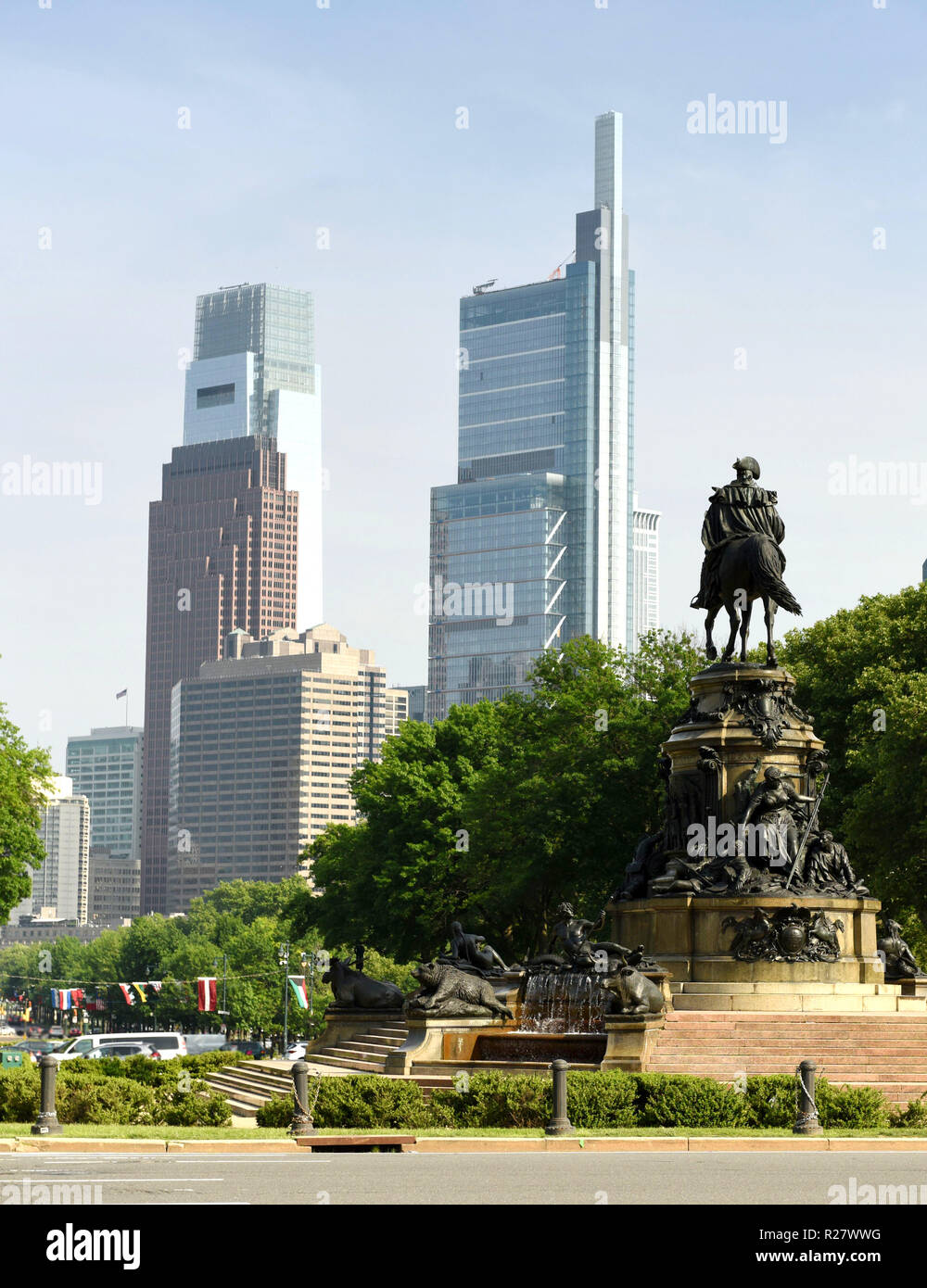 Philadelphia cityscape, PA, USA Stock Photo