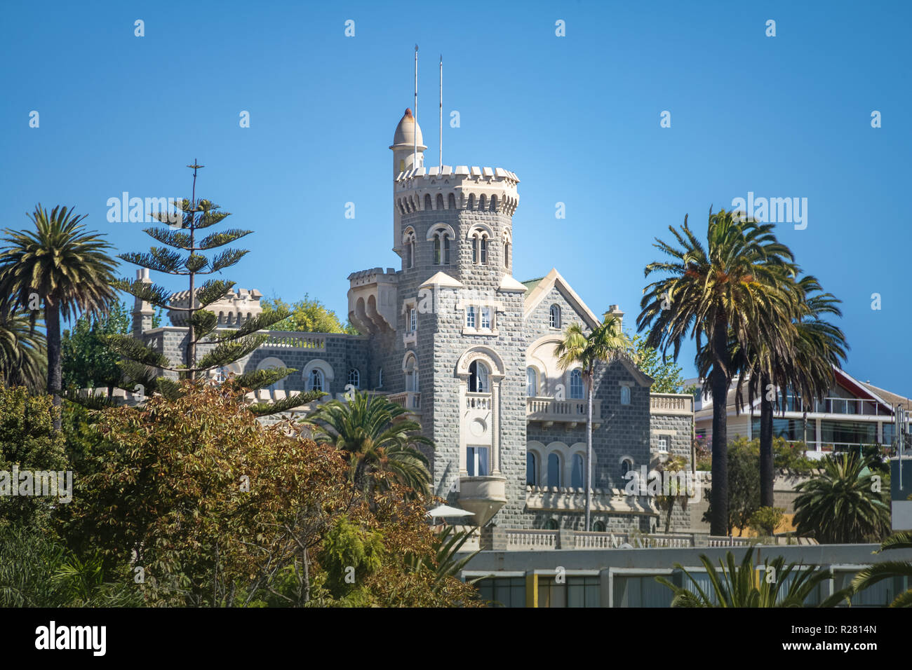 Brunet Castle (Castillo Brunet) - Vina del Mar, Chile Stock Photo