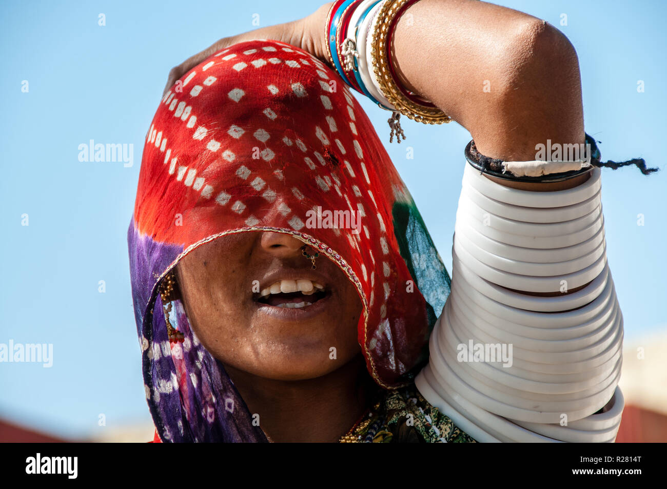 Rabari woman Stock Photo