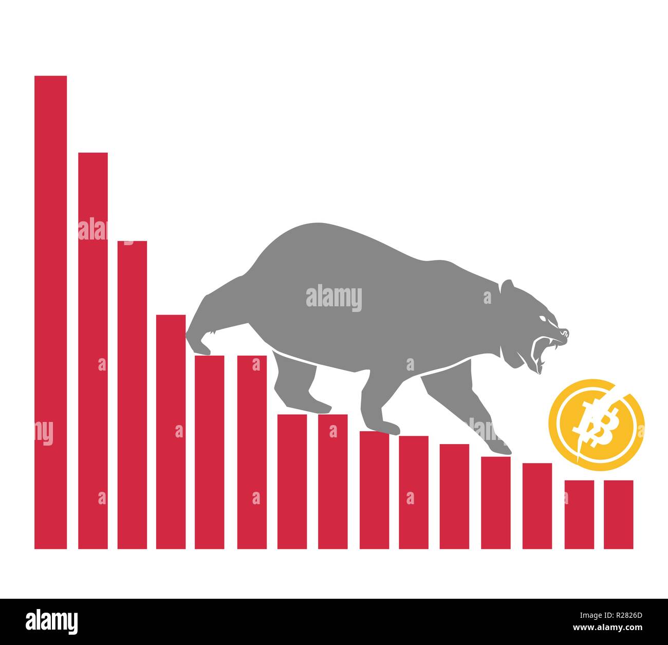 Bitcoin graph Stock Vector Images - Page 2 - Alamy