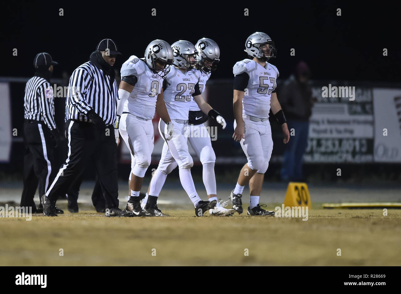 Nov 16 2018 The Oakdale Team Captains Come To The Field