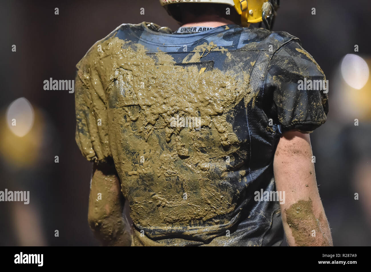 Damascus, Maryland, USA, 16th November 2018. Damascus' Junior Baires (8