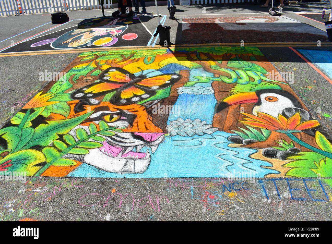 street chalk art festival