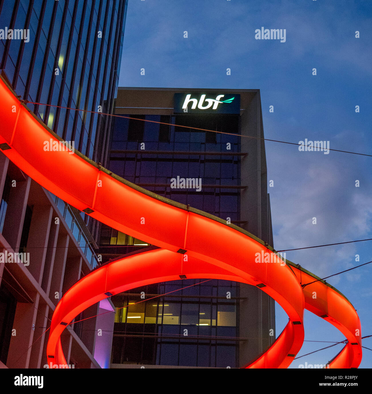 Connectus a responsive lighting installation above the street in Kings