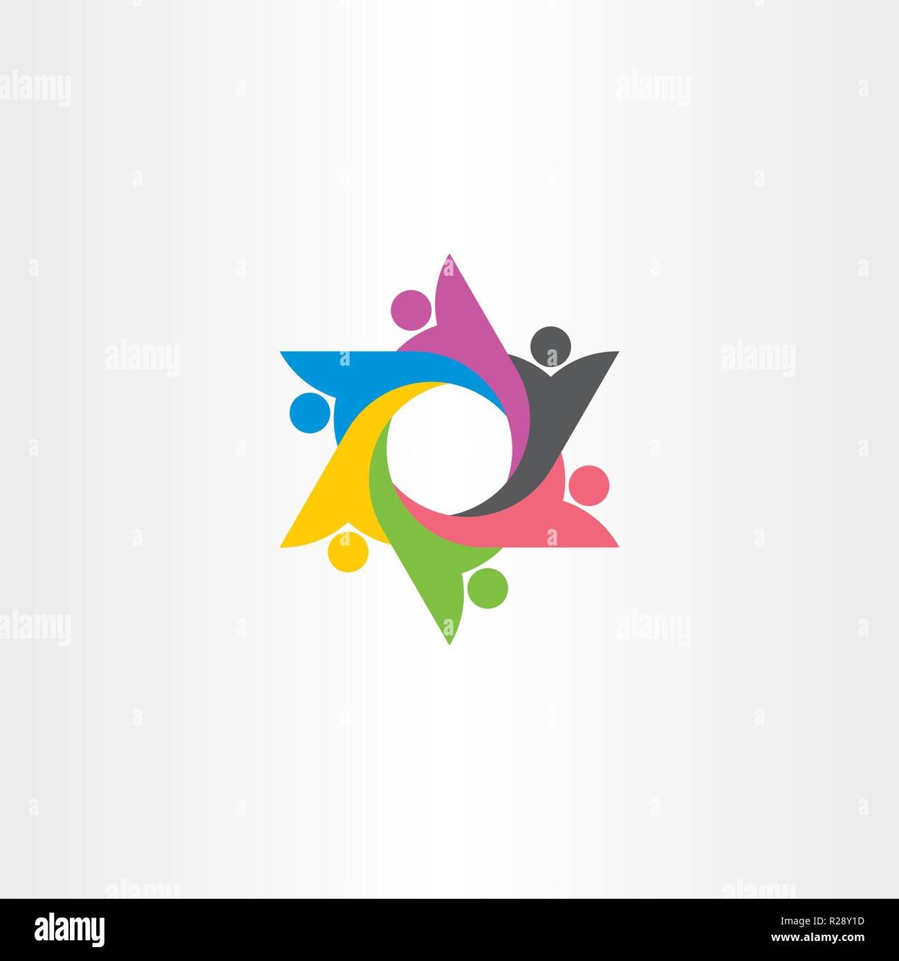 logo people group team vector symbol Stock Vector Image & Art - Alamy