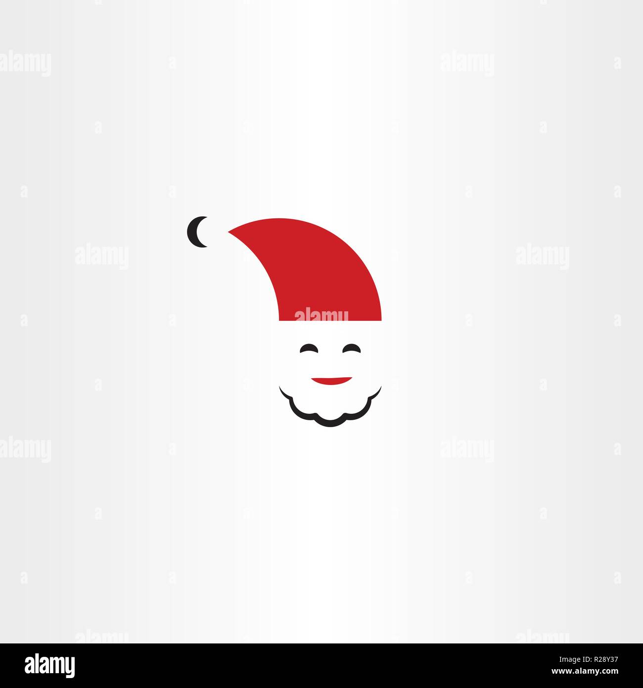 santa logo vector icon symbol Stock Vector Image & Art - Alamy