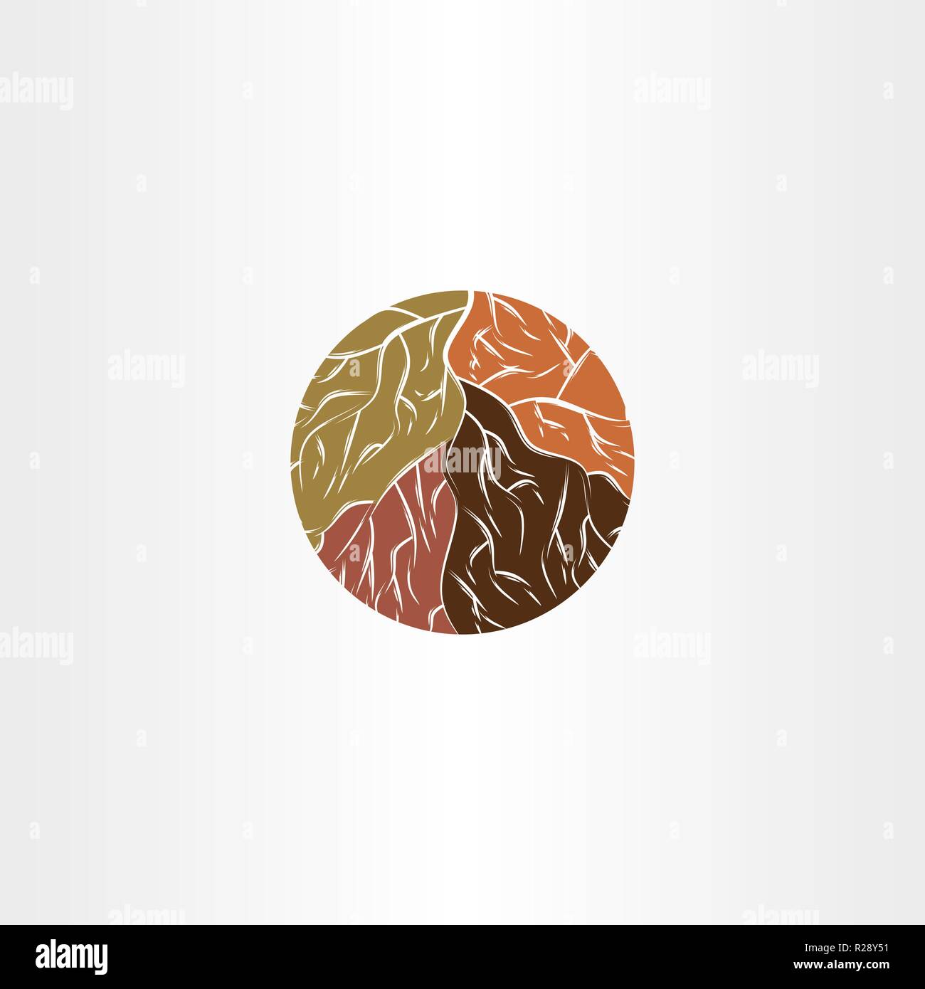 tree root logo icon vector symbol design Stock Vector Image & Art - Alamy