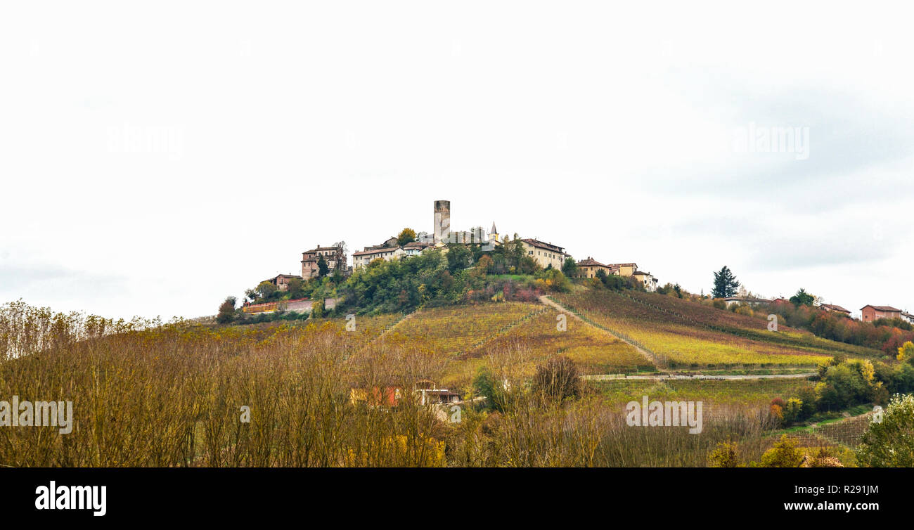 Piemonte, Italy country side. Stock Photo
