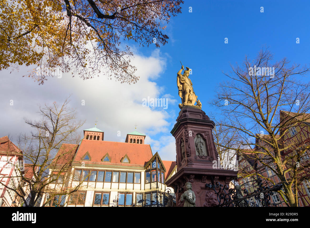 Market Square Fountain In Hesse Stock Photos Market Square
