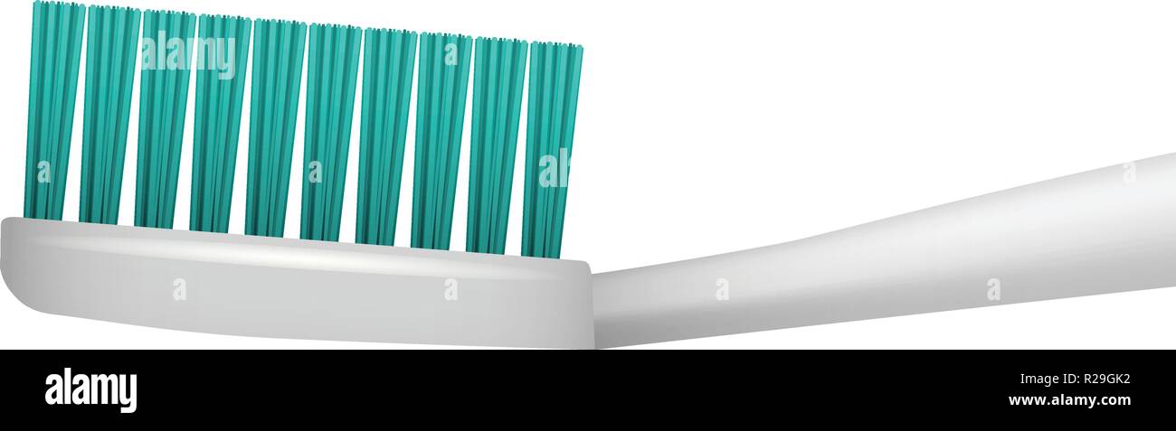 Toothbrush icon. Realistic illustration of toothbrush vector icon for ...