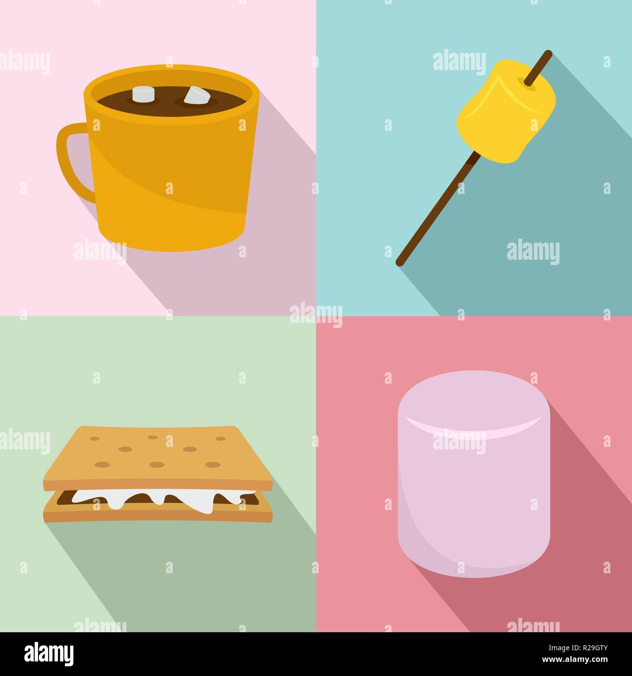 Smores icon hi-res stock photography and images - Alamy