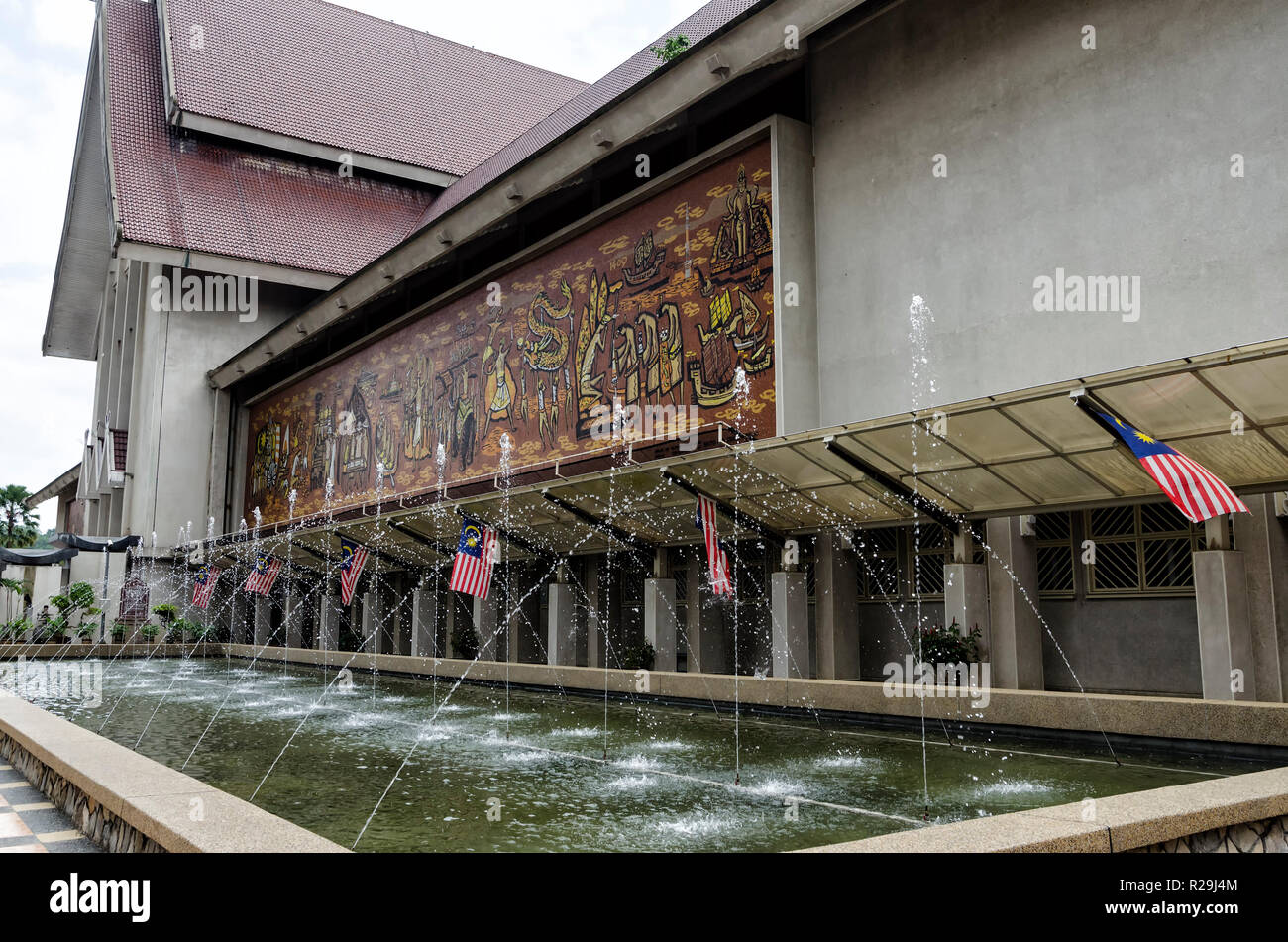 National Museum, Kuala Lumpur, Malaysia. - View of the Malaysian National Museum (Muzium Negara) located in Jalan Damansara in Kuala Lumpur, Malaysia. Stock Photo