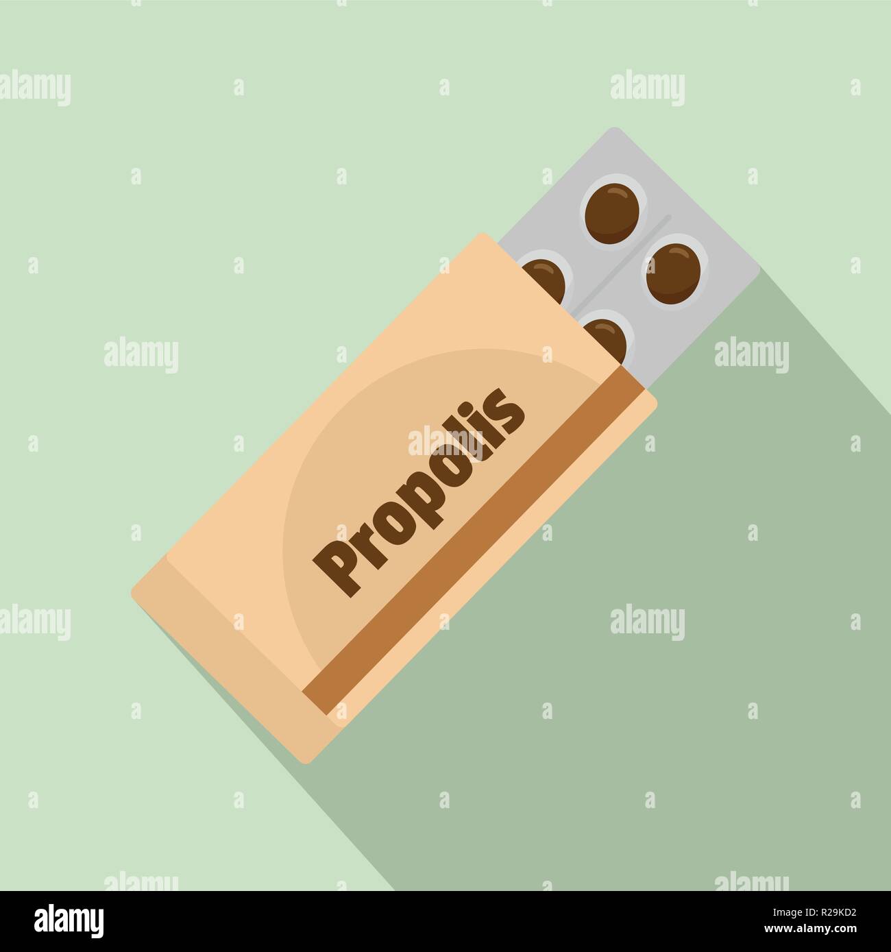 Propolis icon. Flat illustration of propolis vector icon for web design ...