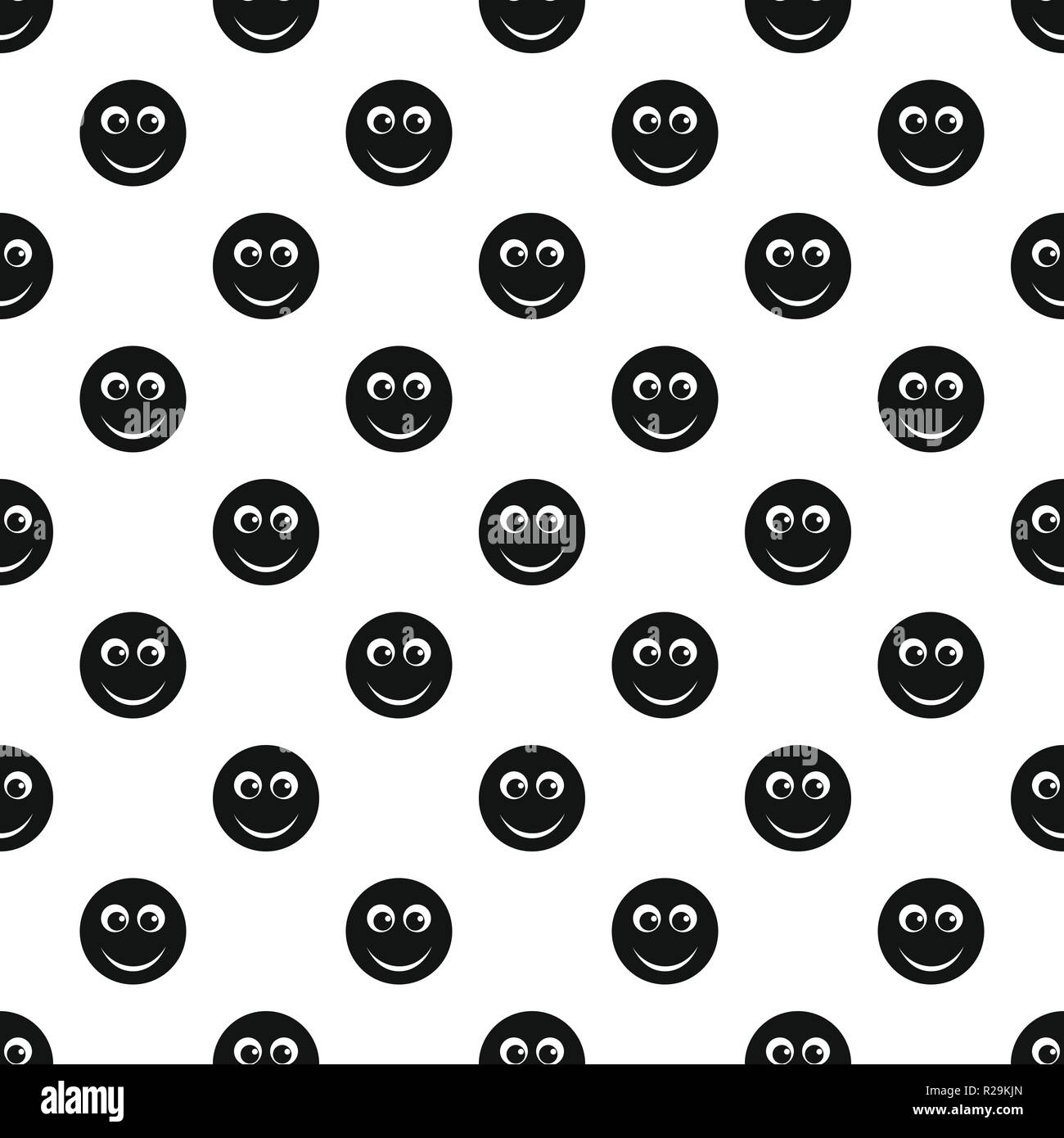 Smile pattern vector seamless repeating for any web design Stock Vector ...