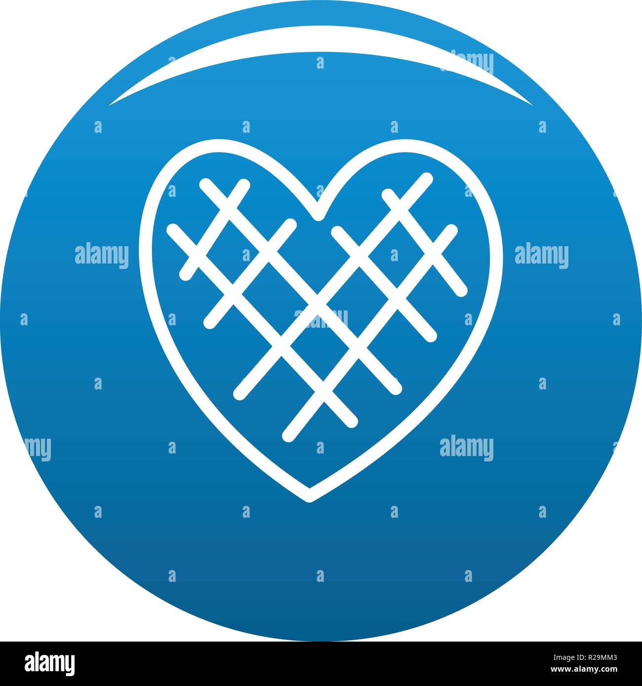 Impressionable heart icon. Simple illustration of impressionable heart ...