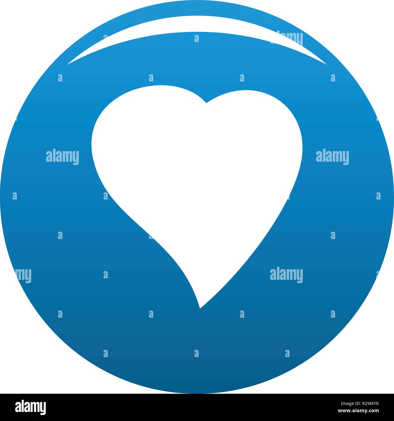 Black Heart icon. Simple illustration of black heart vector icon for